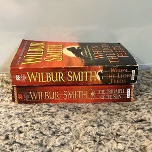 Set of 2 Wilbur Smith Books